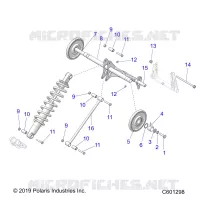 SUSPENSION, POSTERIORE COPPIA ARM