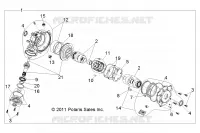 TRASMISSIONE, FRONT SCATOLA DEGLI INGRANAGGI INTERNALS