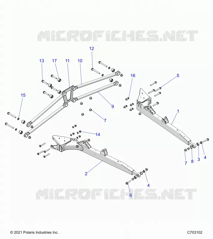 SOSPENSIONE POSTERIORE CONTROL ARMS