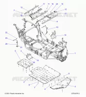 CHASSIS, MAIN FRAME AND SCIARED PLATES