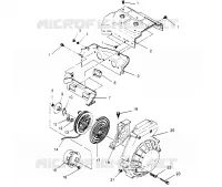 VENTILATORE HOUSING   RINCULO MONTAGGIO LITE 0953433, STARLITE 0953427  and LITE D (4928902890D009)