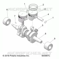 ENGINE, PISTON AND ALBERO MOTORE