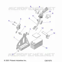 ELETTRICO, BATTERY, MANUAL START POWER UP COMPONENTS