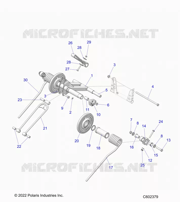 SUSPENSION, POSTERIORE COPPIA ARM