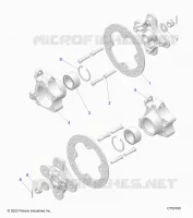 SUSPENSION, PORTAPACCHI POSTERIORE AND HUB