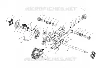 SWING ARM/REAR SCATOLA INGRANAGGI MONTAGGIO