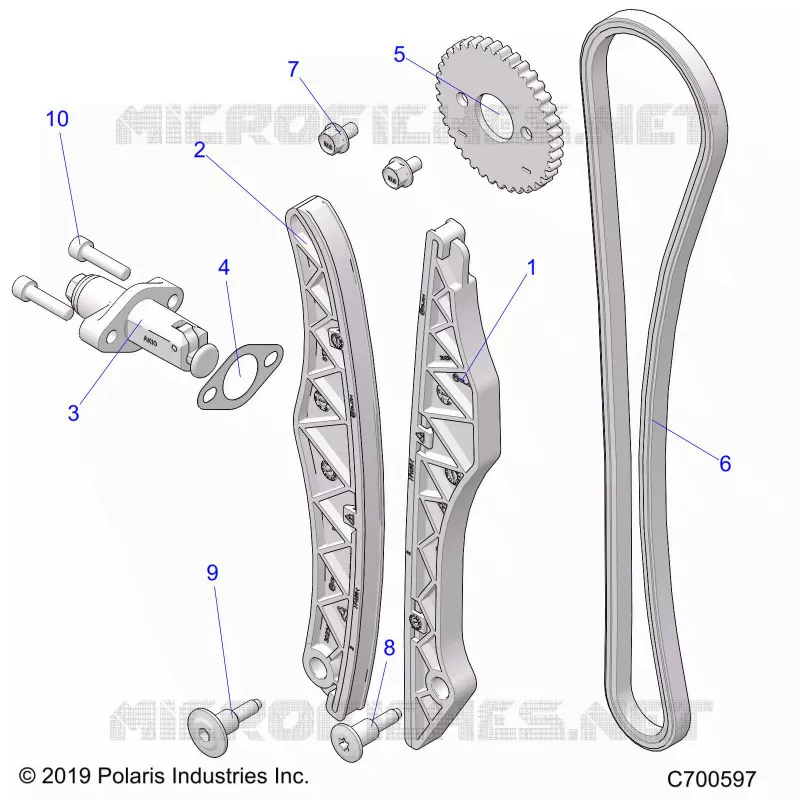 CAM CATENA AND TENSIONER