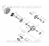 ENGINE, ALBERO MOTORE AND PISTON