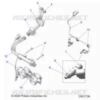 SISTEMA DI ALIMENTAZIONE CARBURANTE, RAIL, LINES AND THROTTLE BODY