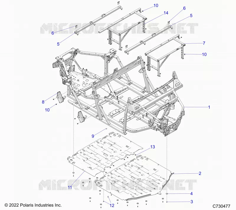 CHASSIS, MAIN FRAME AND SCIARED PLATES
