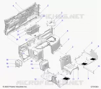 CARROZZERIA POSTERIORE FLOOR AND CLOSEOFF