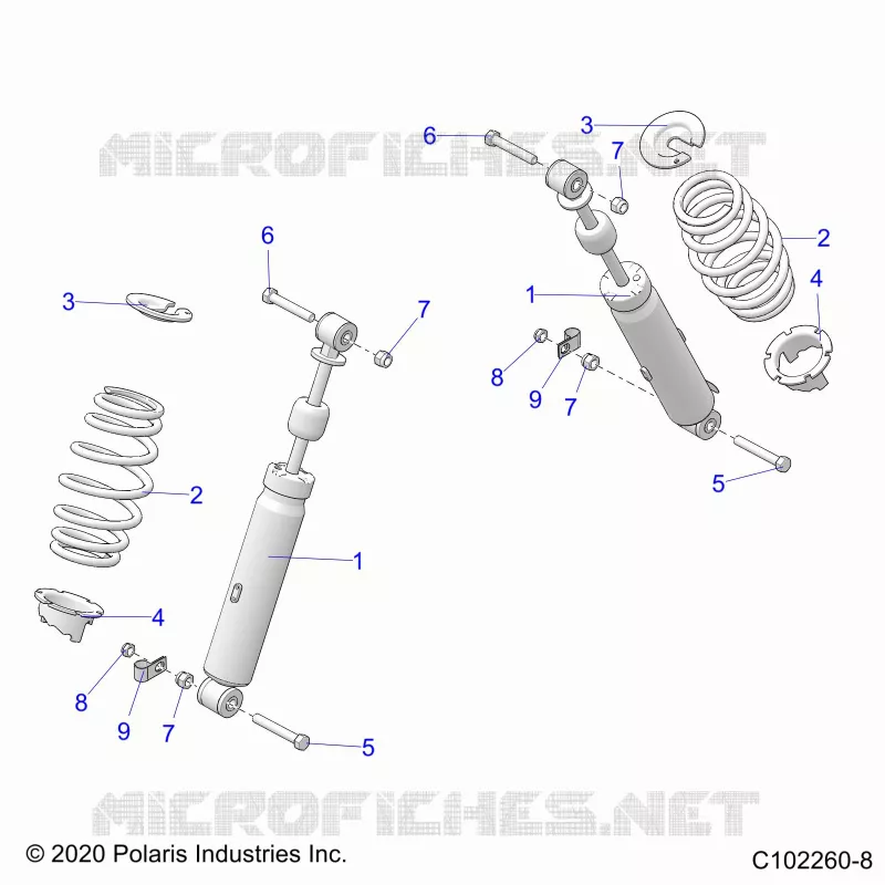 SUSPENSION, SHOCK ANTERIORE