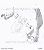 TRASMISSIONE, CLUTCH COVER DUCTING