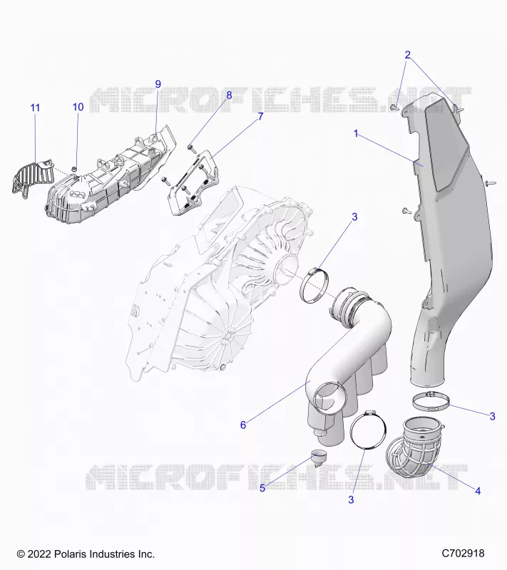 TRASMISSIONE, CLUTCH COVER DUCTING