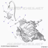 TRASMISSIONE, MAIN GEARCASE MOUNTING