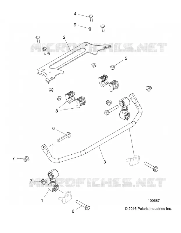 SUSPENSION, ANTERIORE BARRA STABILIZZATRICE