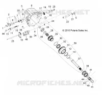 TRASMISSIONE, PRINCIPALE SCATOLA INGRANAGGI INTERNAL COMPONENTS 2
