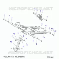 SUSPENSION, ANTERIORE COPPIA ARM