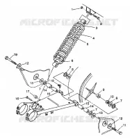 SWING ARM   SHOCK 6X6 250 W938727 (4924092409028A)