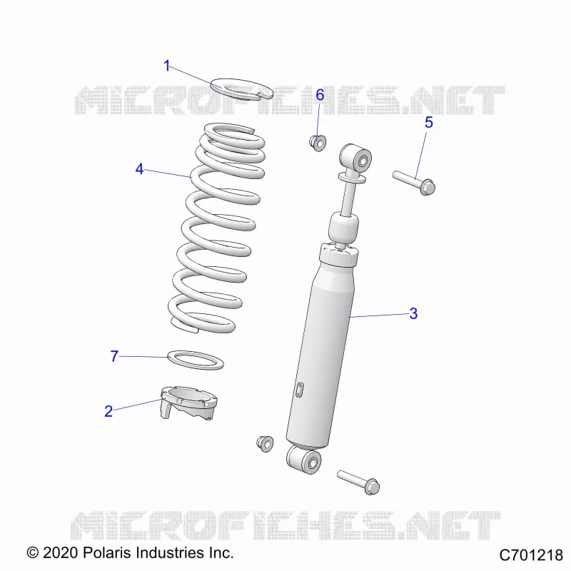 SUSPENSION, SHOCK ANTERIORE MOUNTING