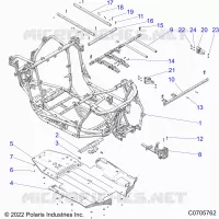CHASSIS, MAIN FRAME AND SCIARED PLATES