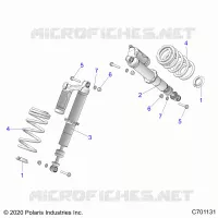 SUSPENSION, SHOCK ANTERIORE MOUNTING