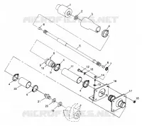 SISTEMA DI GUIDA HURRICANE B974473 and Intl. HURRICANE I974473 (4941044104B003)