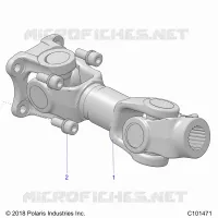 TRASMISSIONE, PROP SHAFT, REAR