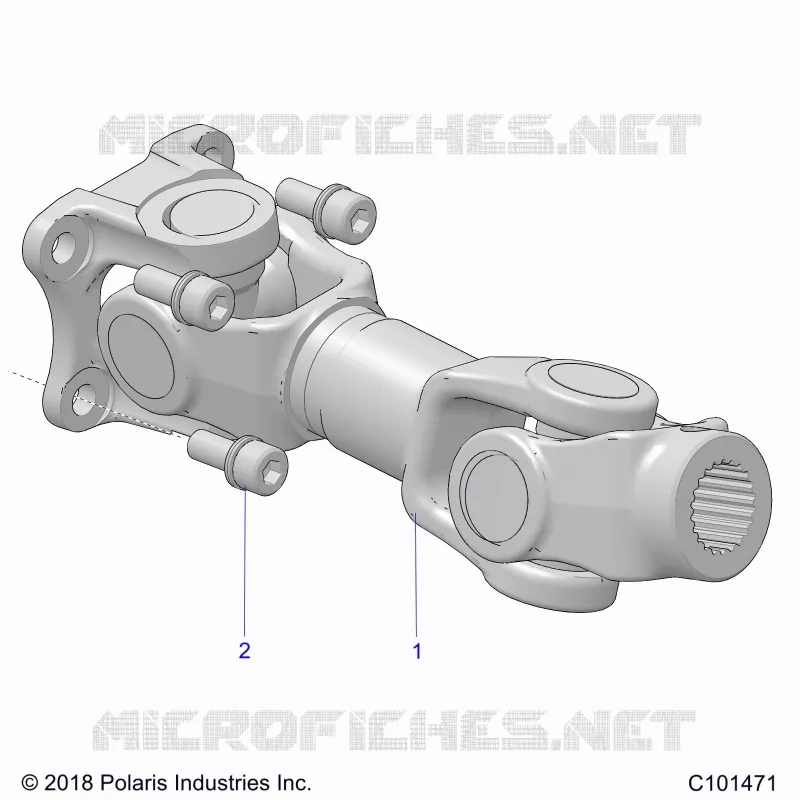 TRASMISSIONE, PROP SHAFT, REAR