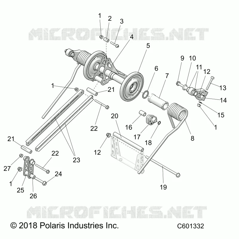 SUSPENSION, POSTERIORE COPPIA ARM