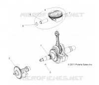 ENGINE, ALBERO MOTORE, PISTON AND BALANCE SHAFT