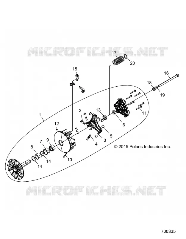 TRASMISSIONE, PRIMARY CLUTCH