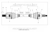 TRASMISSIONE, FRONT HALF SHAFT