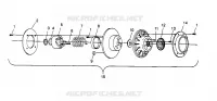 FRIZIONE DRIVEN WIDETRAK LX 0962064 and EUROPEAN WIDETRAK LX E962064 (4931643164C002)