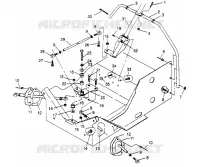 INSIEME DELLO STERZO  500 EFI 0952774, EFI SKS 0952574,   EFI SKS PT 0952974, (4929052905B006)