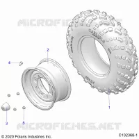 RUOTAS, FRONT TIRE