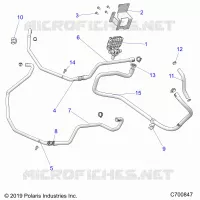 CRUSCOTTO, HEATER ROUTING