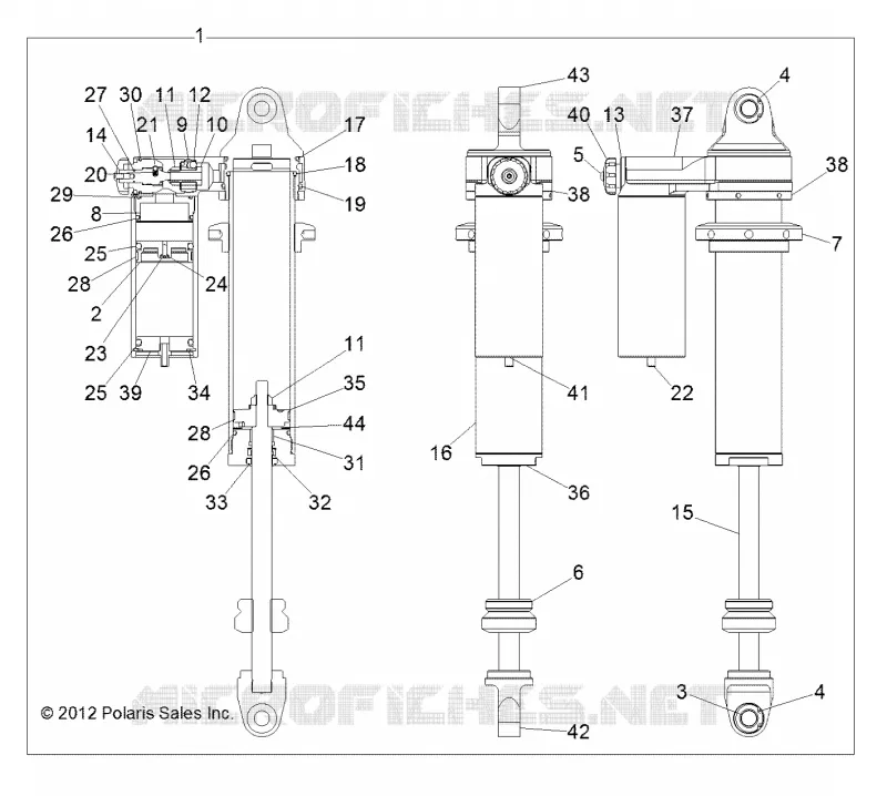 SOSPENSIONE POSTERIORE SHOCK (7043938)