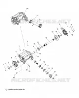 DRIVE TRAIN, RIGHT ANGLE SCATOLA DEGLI INGRANAGGI ASM.
