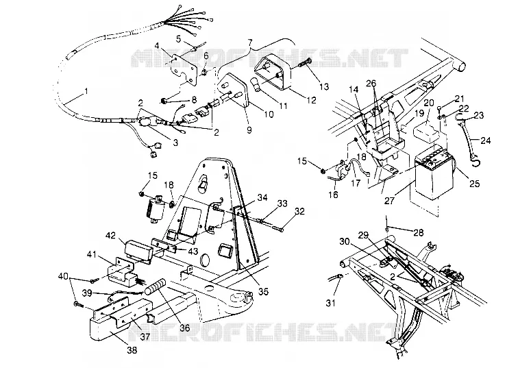 ELETTRICO/FANALE POSTERIORE ASSEMBLY MAGNUM 2X4 W957544 (4926852685C008)