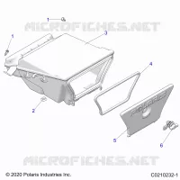 BODY, STORAGE BOX, REAR
