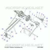 SUSPENSION, POSTERIORE COPPIA ARM