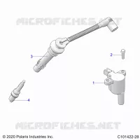 ELETTRICO, IGNITION COIL, WIRE AND SPARK PLUG