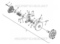 TRASMISSIONE FRIZIONE ASSEMBLY  350 2X4