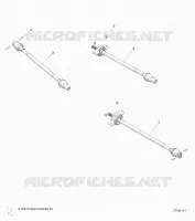 TRASMISSIONE, FRONT, MID, REAR PROP SHAFT