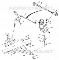 Wishbones ANTERIORI E TIRANTI STERZO Trail Boss W938527 (4924072407015A)