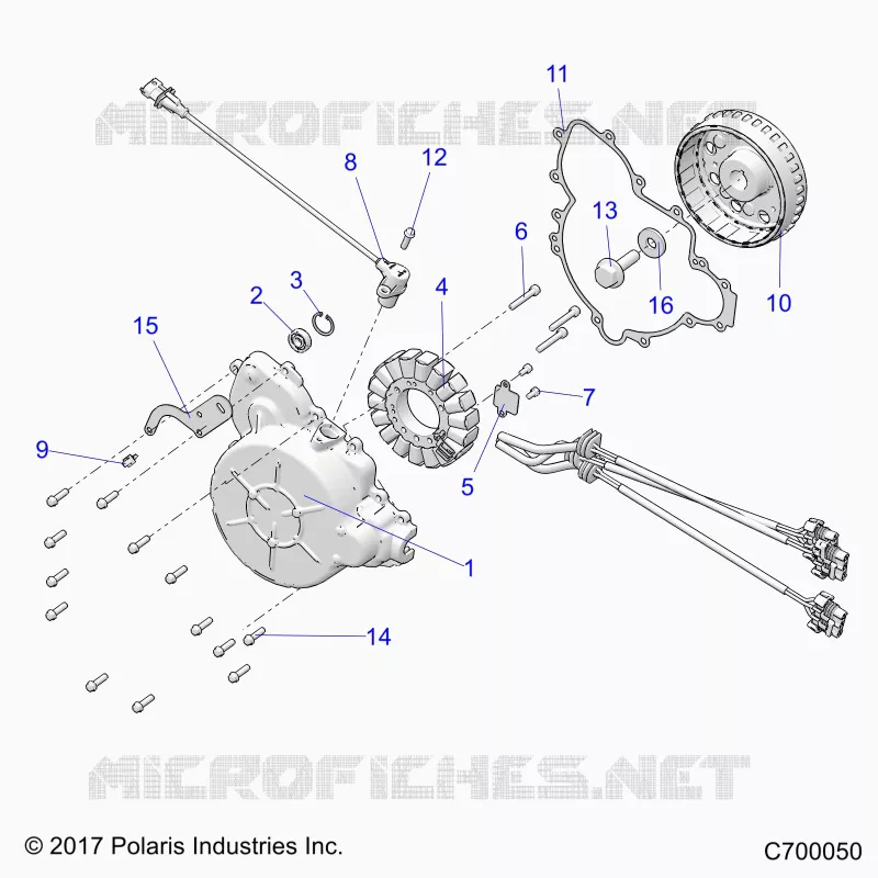 ENGINE, STATOR AND FLYRUOTA
