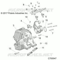ENGINE, PRESA D'ARIA MANIFOLD EVAP 50S