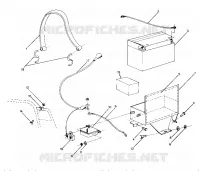ELECTRIC START COMPONENTS 500 Classic Updated 10/88 (4915411541028A)
