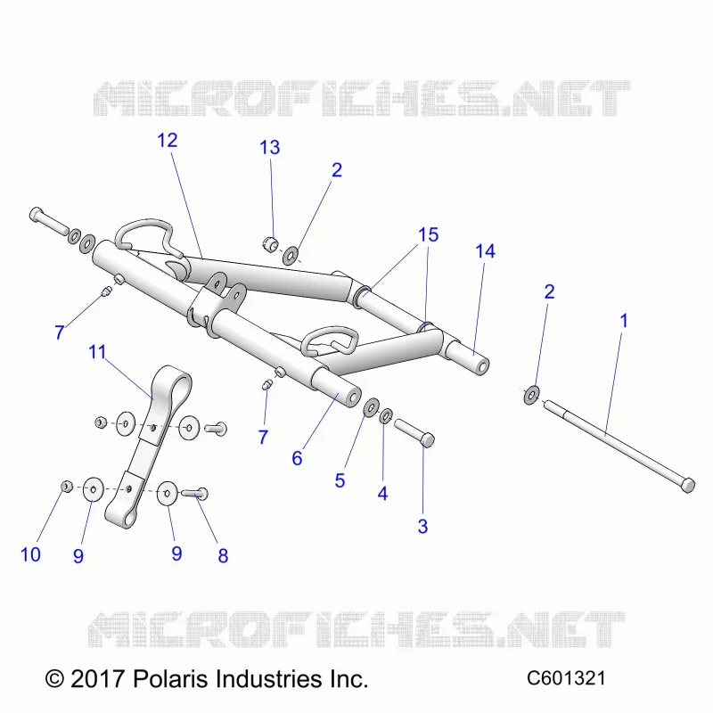 SUSPENSION, ANTERIORE COPPIA ARM